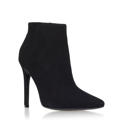 Carvela Black 'Sand' high heel zip up ankle boot